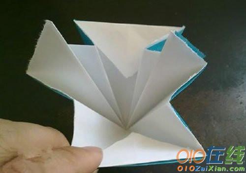 纸折康乃馨的方法