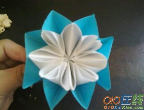 纸折康乃馨的方法