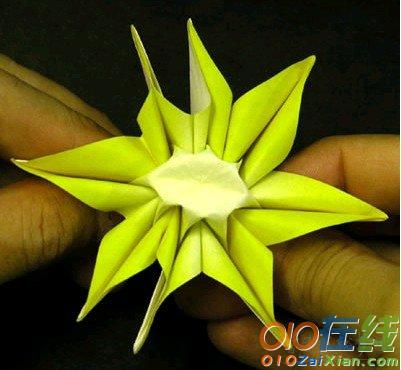 太阳花折纸花方法图解