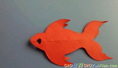 剪纸之小金鱼的做法