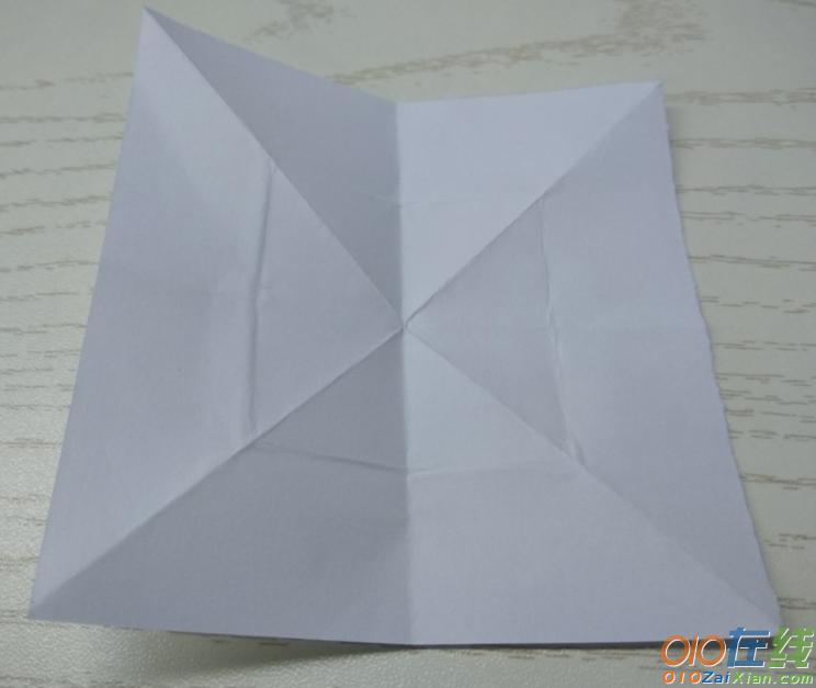 简单的折纸花教程步骤