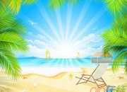 夏天的海邊看圖寫話作文