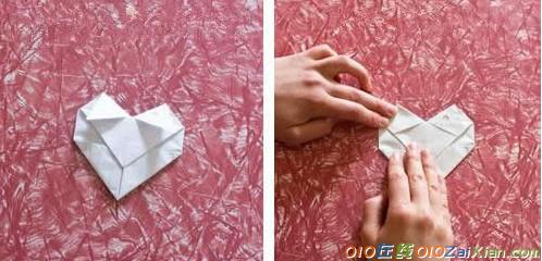 折纸爱心怎么折
