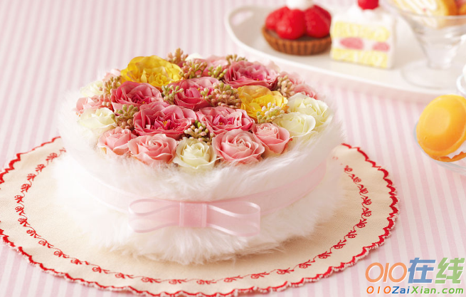 生日蛋糕花朵图片大全