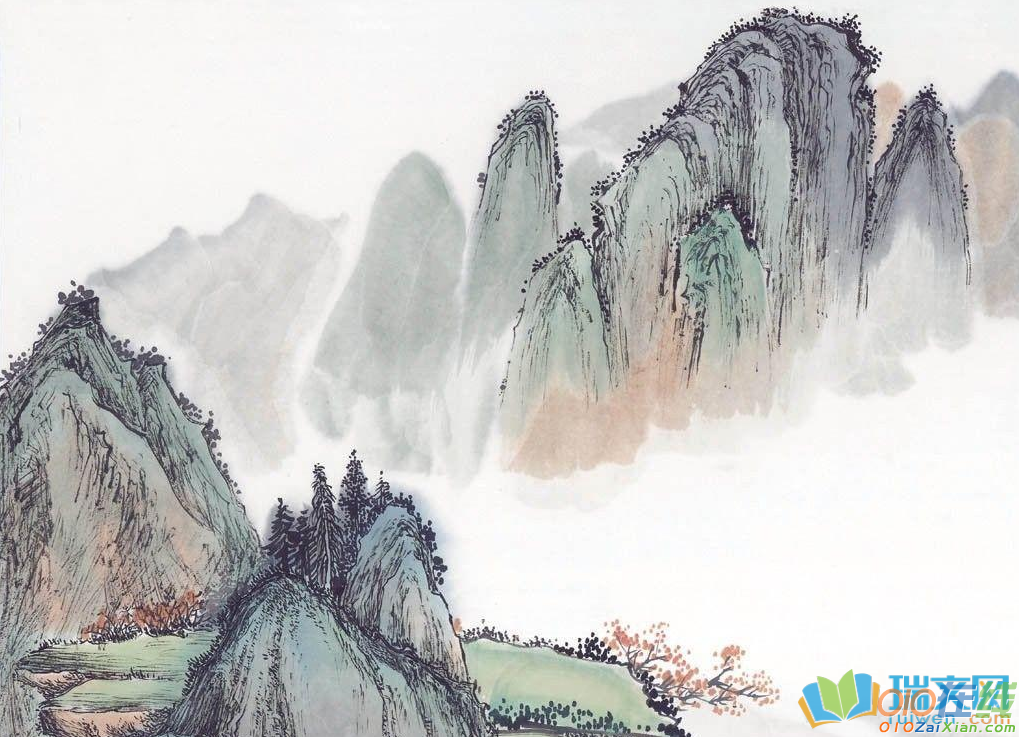 中国山水画壁纸图片