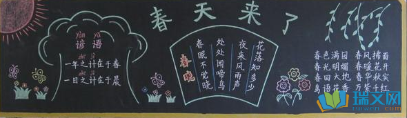 春季開學黑板報一年級
