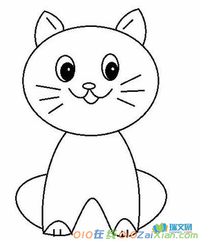 小猫咪卡通图片简笔画