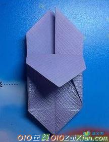 花瓶的简易折纸方法教程