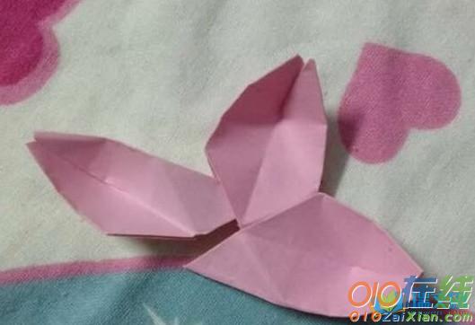 樱花折纸的折法