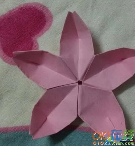 樱花折纸的折法
