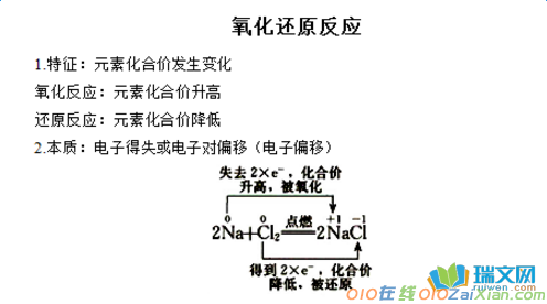 化学《氧化还原反应》教案