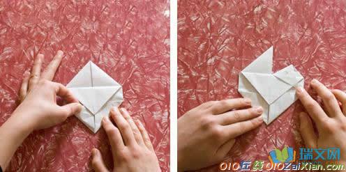 简单折纸心图解教程