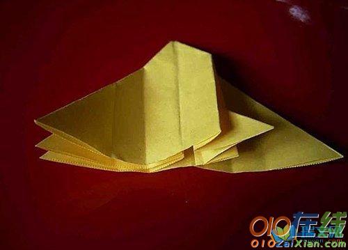 喇叭花的折纸教程