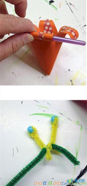 简单百合花剪纸制作方法
