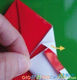 折纸最简单圣诞老人