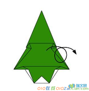 立体圣诞树折纸教程图解
