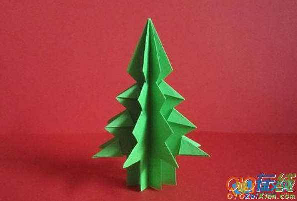 立体折纸圣诞树