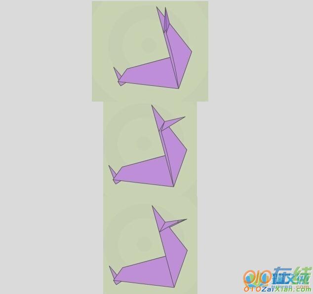 可爱麋鹿的折纸教程