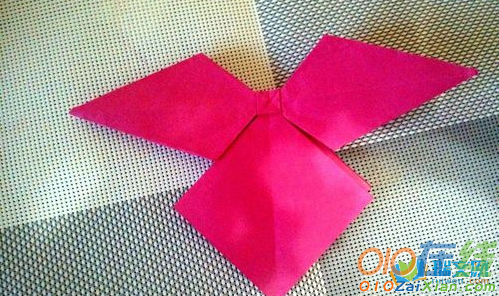蝴蝶结的折纸方法