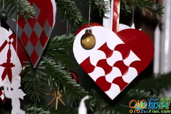 折纸圣诞树装饰