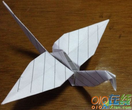 千纸鹤怎么折图解教程