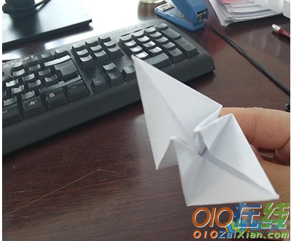 怎么折方形千纸鹤