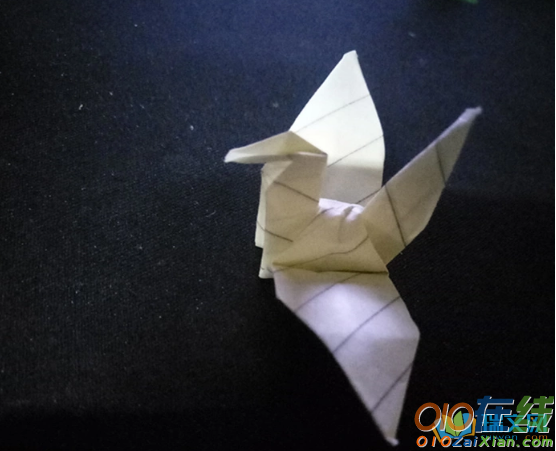 怎么折方形千纸鹤