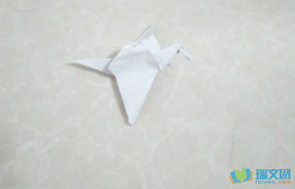 簡單千紙鶴怎么折圖片