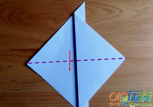 蝗虫纸飞机折法图解