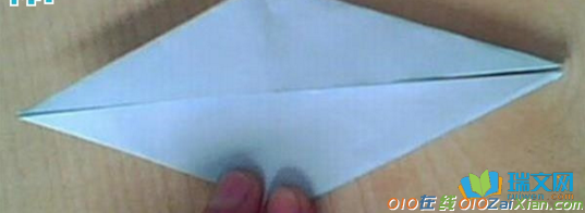 手工千纸鹤的折法图解