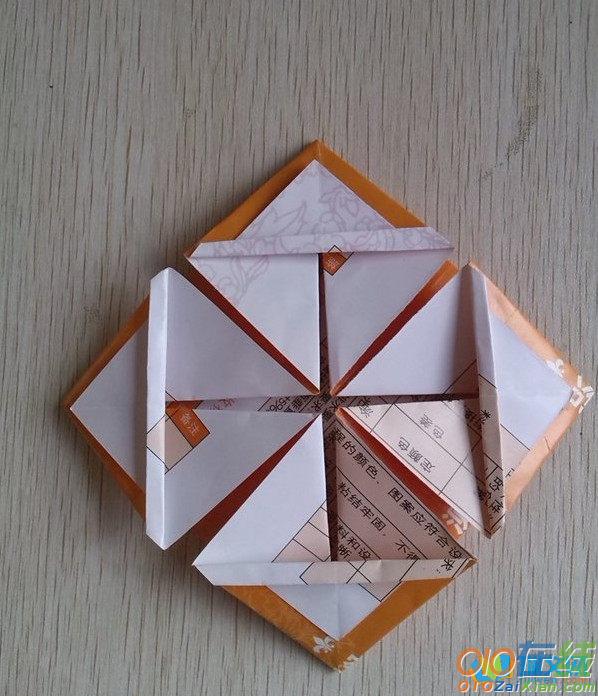 折纸小花篮的折法