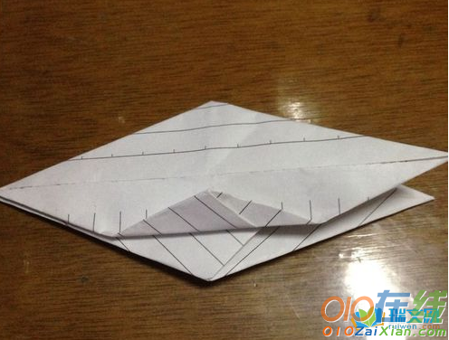 千纸鹤的简易折法图解