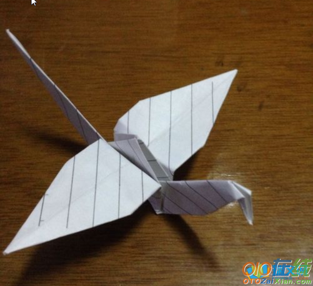 千纸鹤的折法详细点