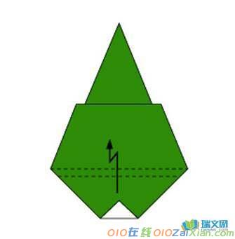 圣诞树折纸的步骤图片