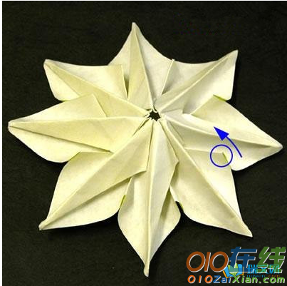 折纸太阳花的教程图解