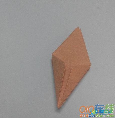 百合花的简单折纸方法
