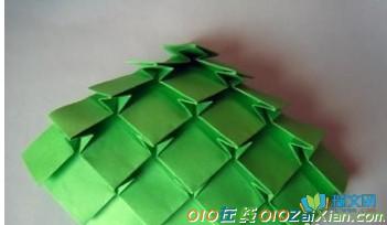 折纸圣诞树图解