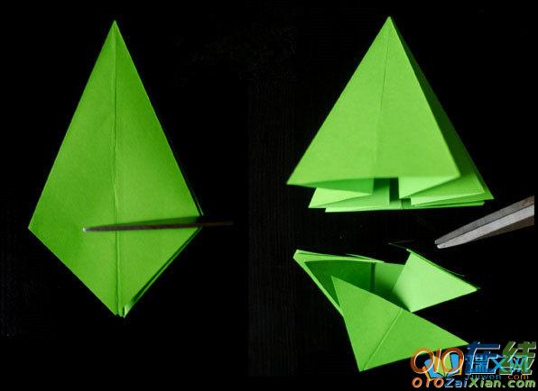 如何折纸圣诞树图解