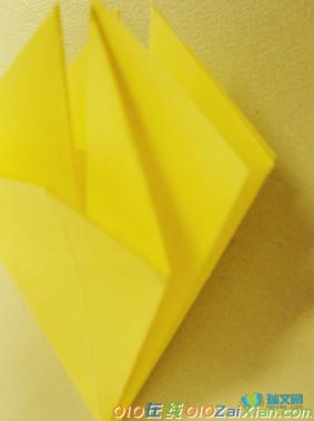 纸百合花的折法图解教程