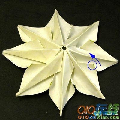 太阳花的手工折纸图解