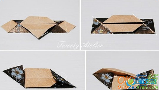 手工折纸立体挂饰的方法