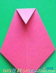 幼儿手工折纸领带图解
