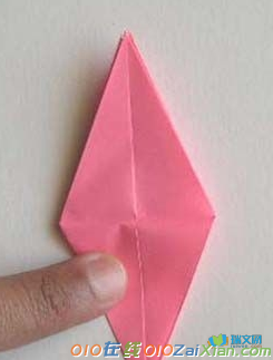 百合花的做法折纸图解