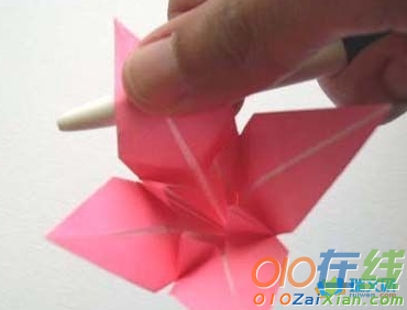 百合花的做法折纸图解