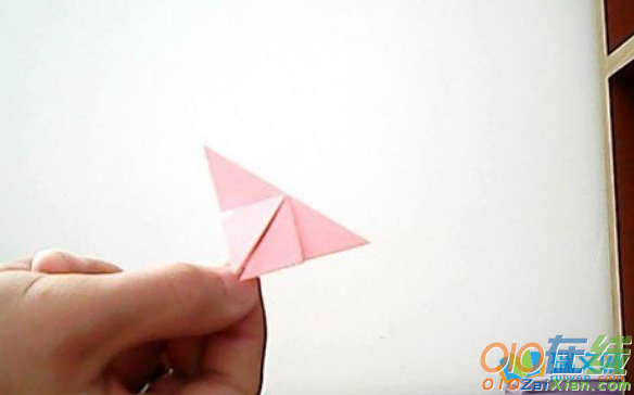 蝴蝶简易折纸图解