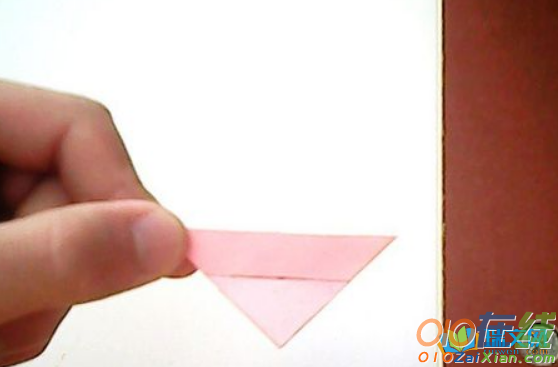 蝴蝶简易折纸图解