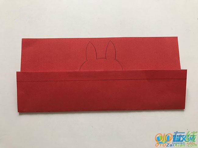 中秋节兔子灯笼剪纸制作方法