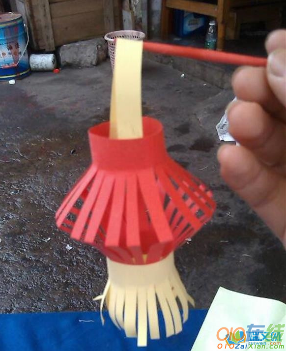 儿童有趣的灯笼DIY剪纸教程