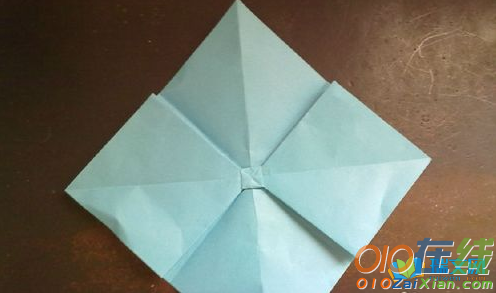 简单蝴蝶结手工折纸