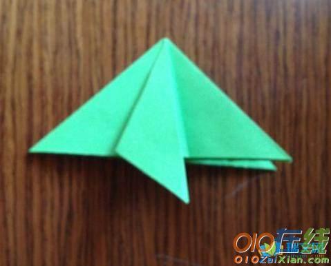 三角折纸鱼图解